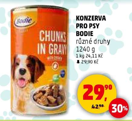 KONZERVA PRO PSY BODIE