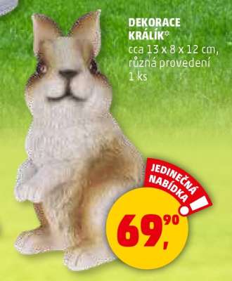 DEKORACE KRÁLÍK*