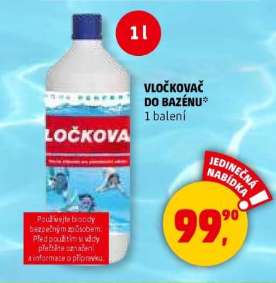 VLOČKOVAČ DO BAZÉNU*