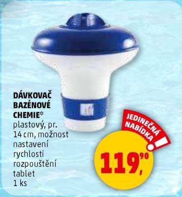 Dávkovač bazénové chemie