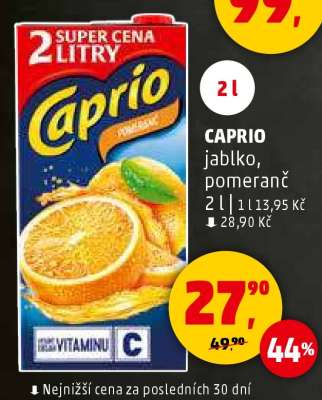 CAPRIO jablko, pomeranč