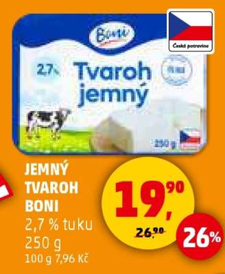 JEMNÝ TVAROH BONI