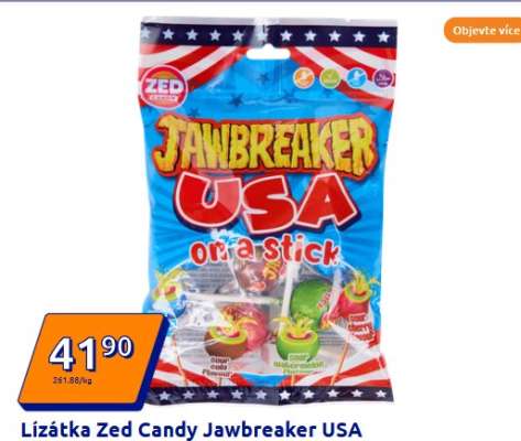 Lízátka Zed Candy Jawbreaker USA