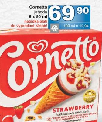 Cornetto jahoda