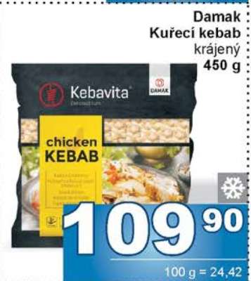 Damak Kuřecí kebab