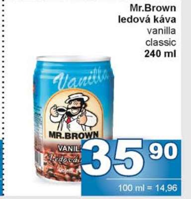 Mr. Brown ledová káva
