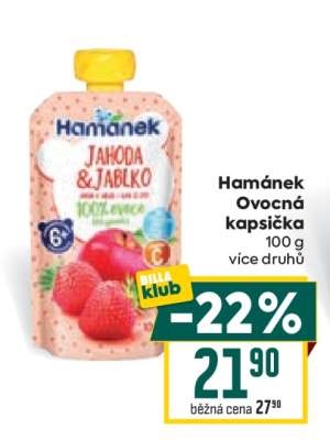 Hamánek ovocná kapsička