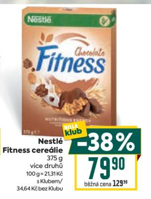 Nestlé Fitness cereálie