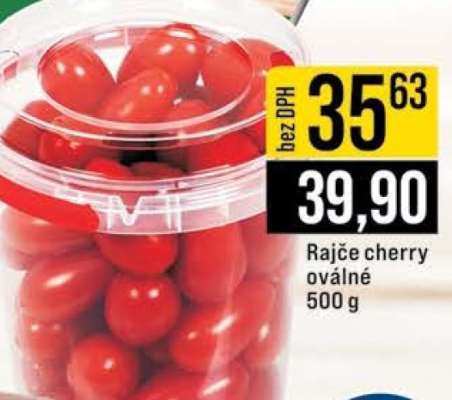 Rajče cherry oválné