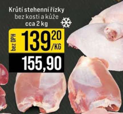 Krůtí stehenní řízky