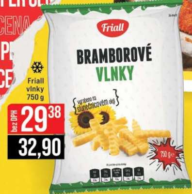 Friall vlnky 750 g