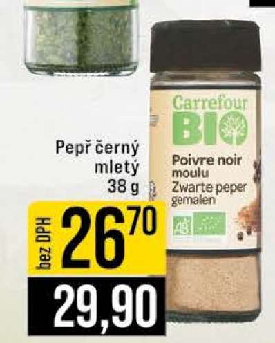 Pepř černý mletý