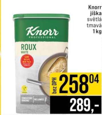 Knorr jíška světlá tmavá 1kg