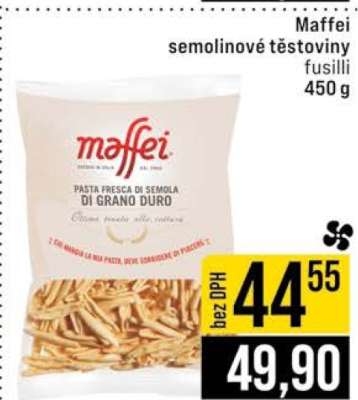Maffei semolinové těstoviny