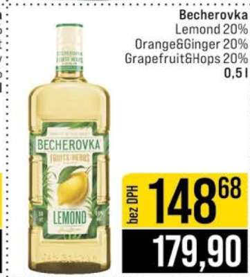 Becherovka Lemond 20%