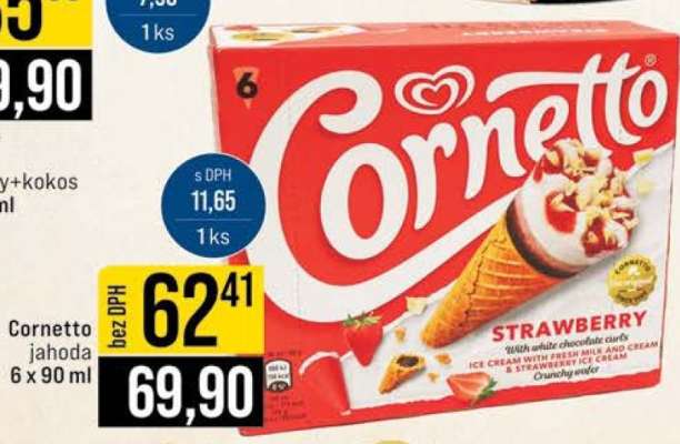 Cornetto jahoda