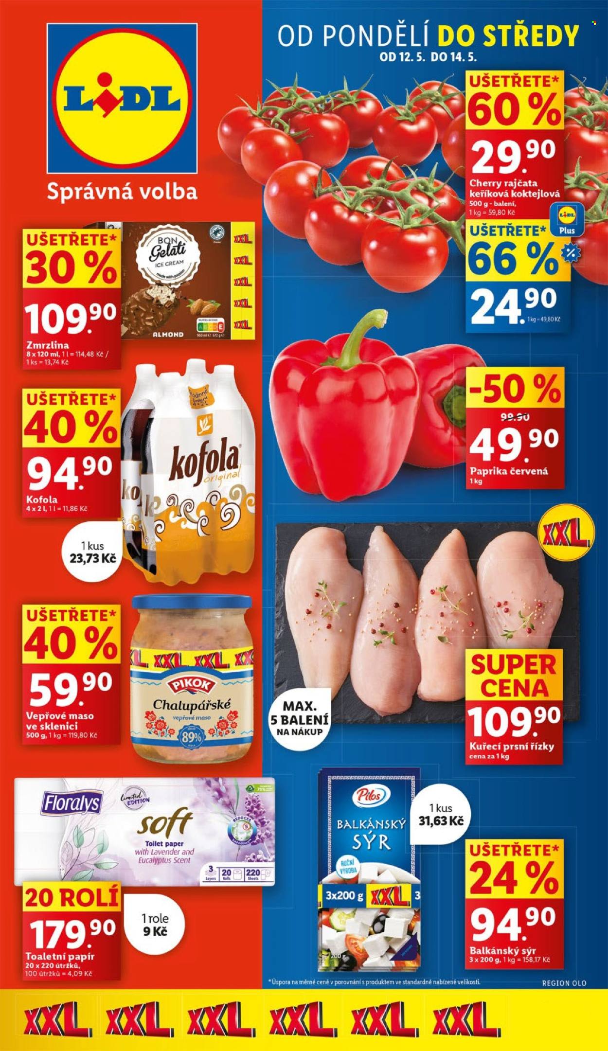 Leták Lidl - 12. 5. 2025 - 18. 5. 2025. 