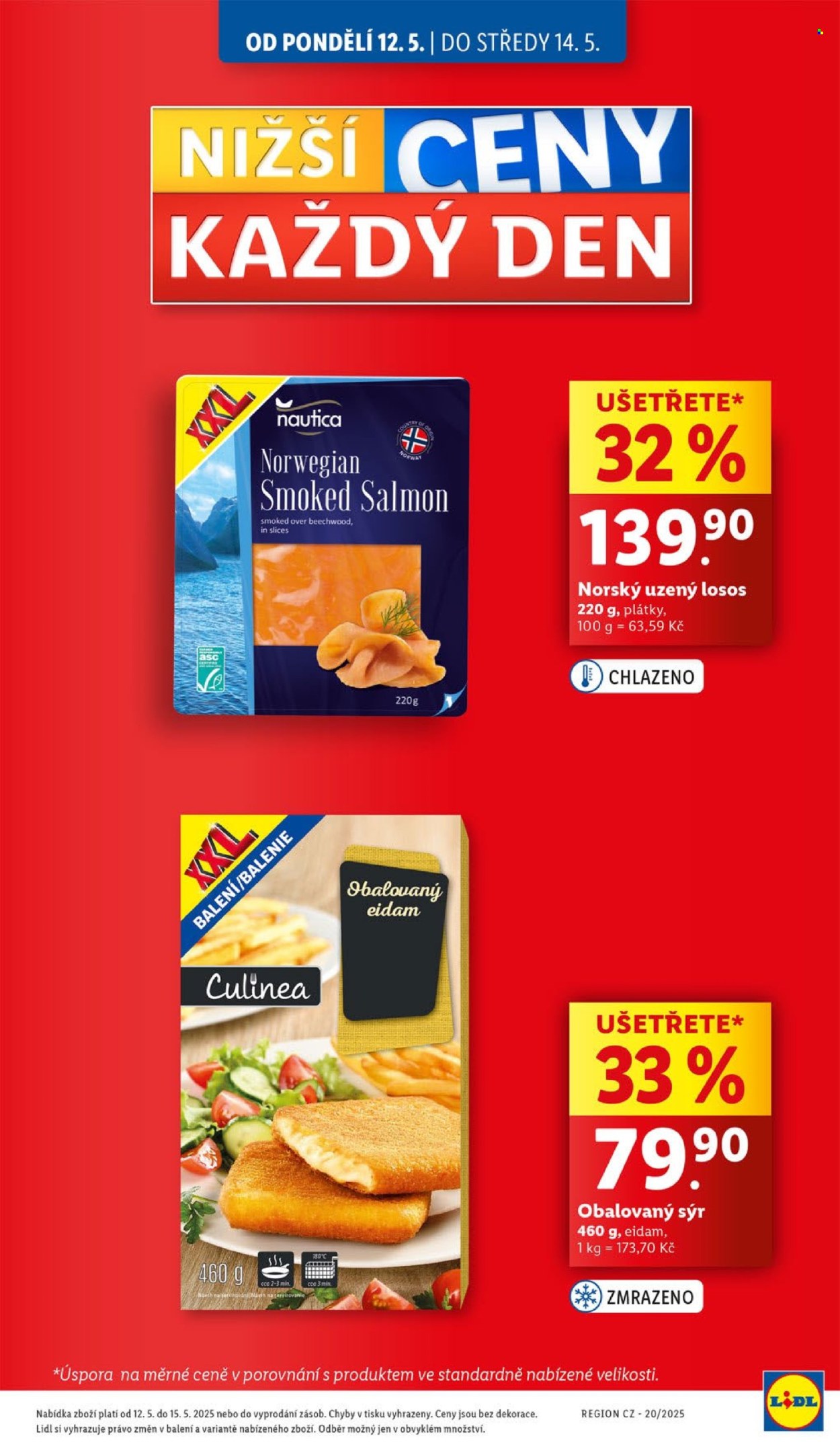 Leták Lidl - 12. 5. 2025 - 18. 5. 2025. 
