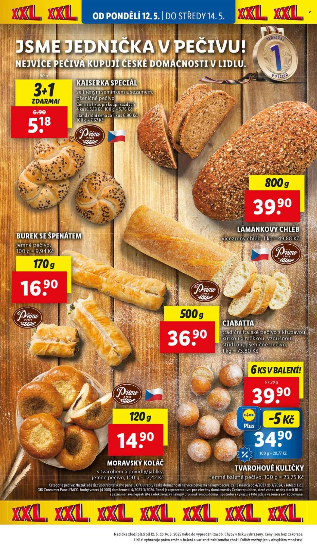 Leták Lidl - 12. 5. 2025 - 18. 5. 2025. 