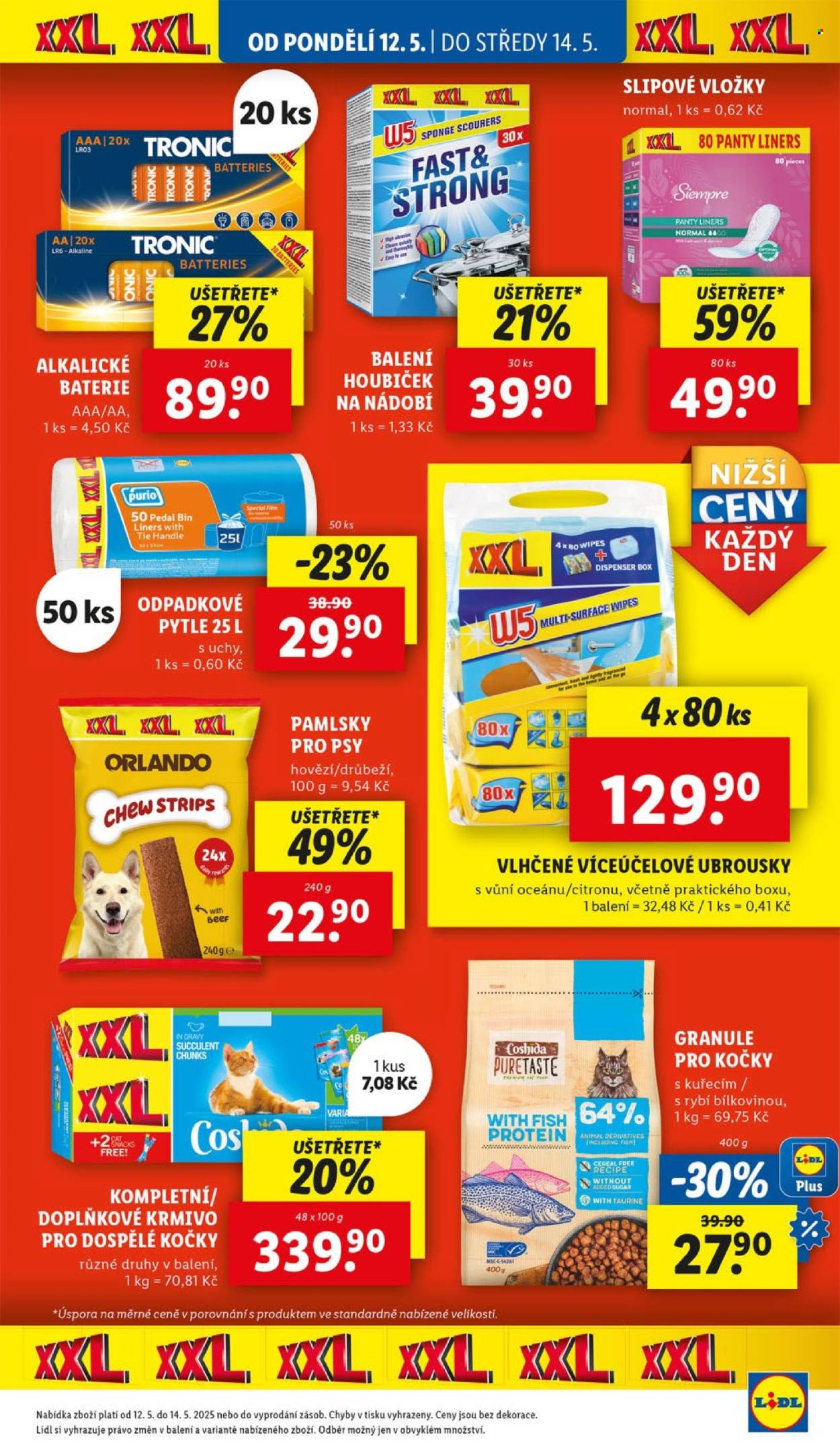 Leták Lidl - 12. 5. 2025 - 18. 5. 2025. 
