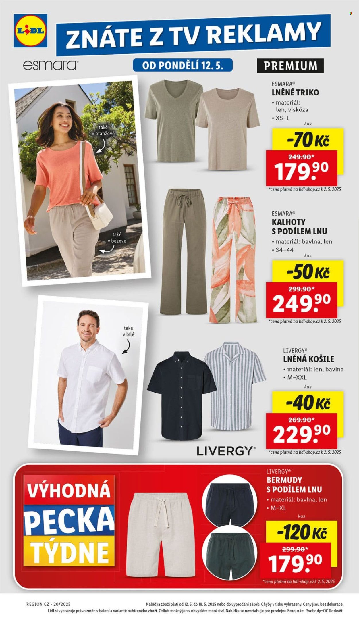 Leták Lidl - 12. 5. 2025 - 18. 5. 2025. 