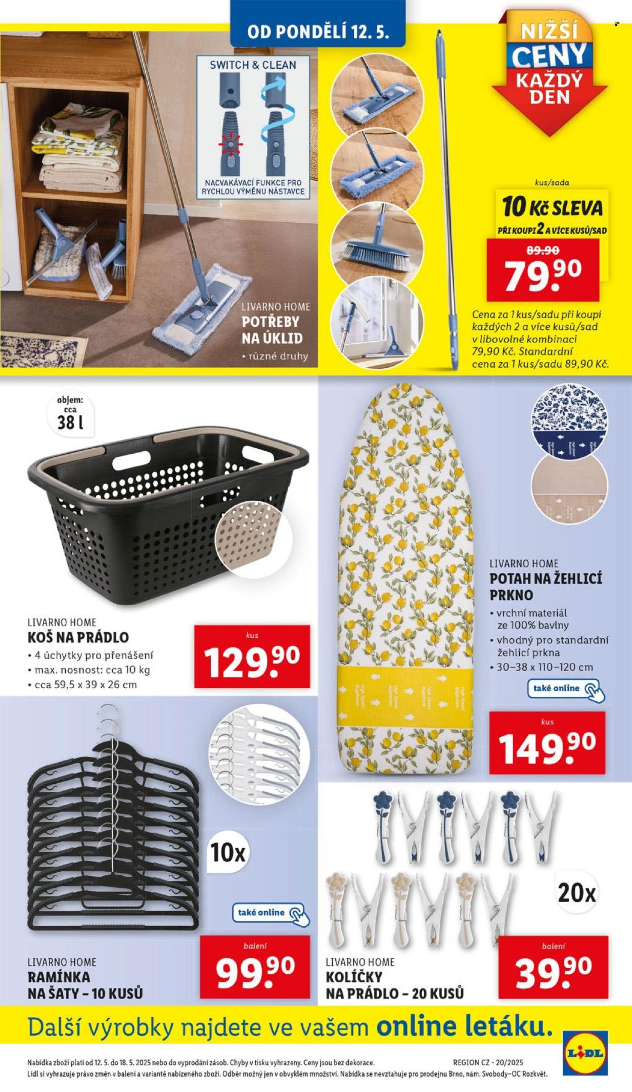 Leták Lidl - 12. 5. 2025 - 18. 5. 2025. 