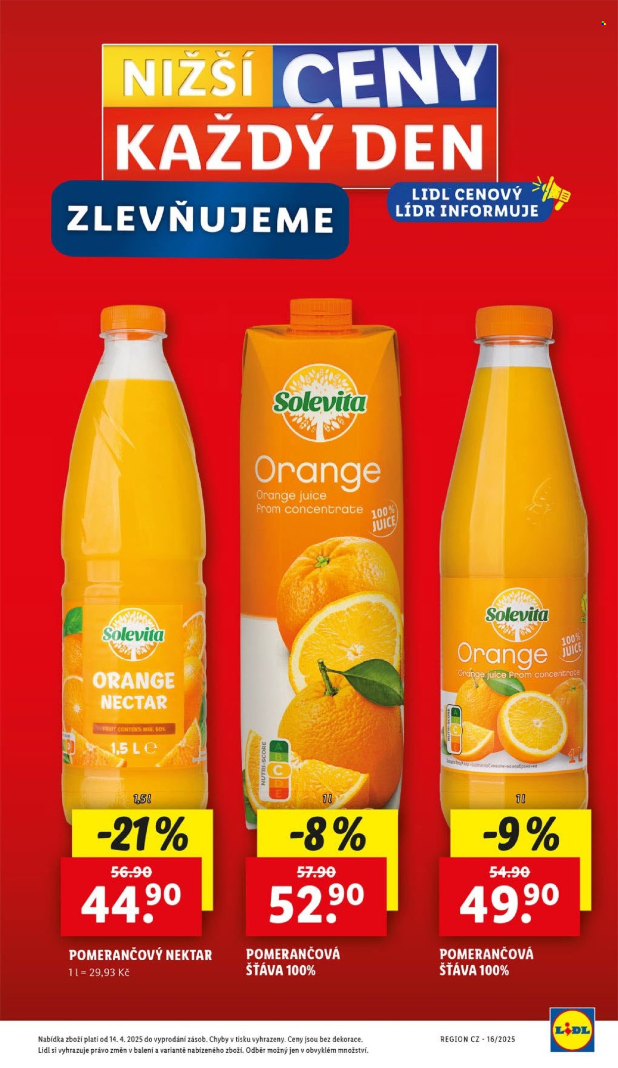 Leták Lidl - 12. 5. 2025 - 18. 5. 2025. 