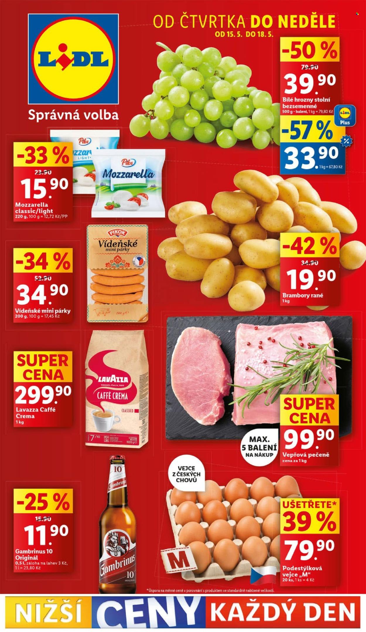 Leták Lidl - 15. 5. 2025 - 18. 5. 2025. 