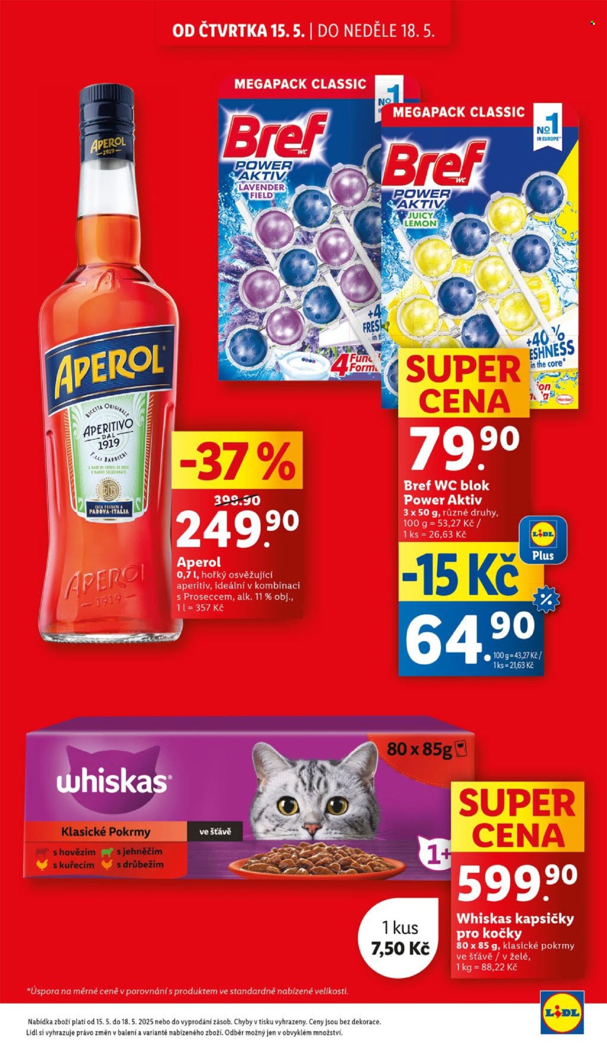 Leták Lidl - 15. 5. 2025 - 18. 5. 2025. 