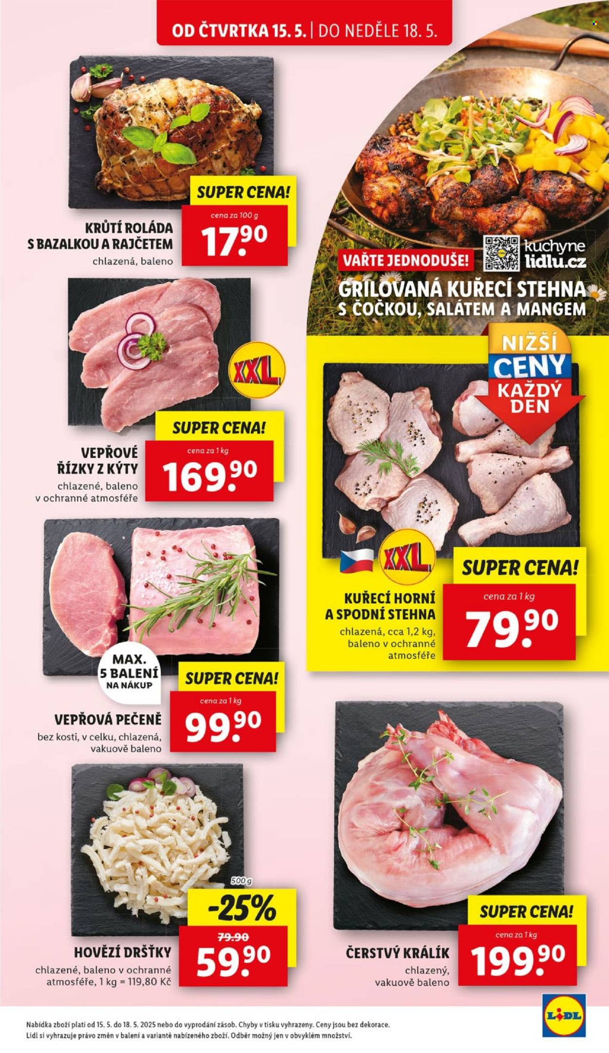 Leták Lidl - 15. 5. 2025 - 18. 5. 2025. 
