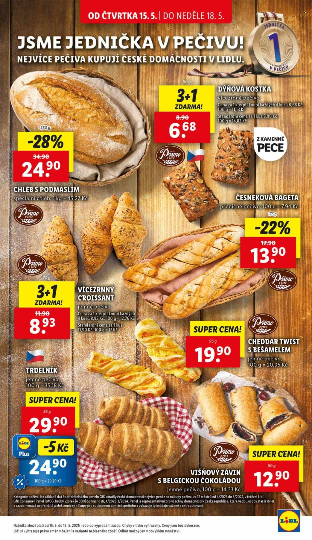 Leták Lidl - 15. 5. 2025 - 18. 5. 2025. 