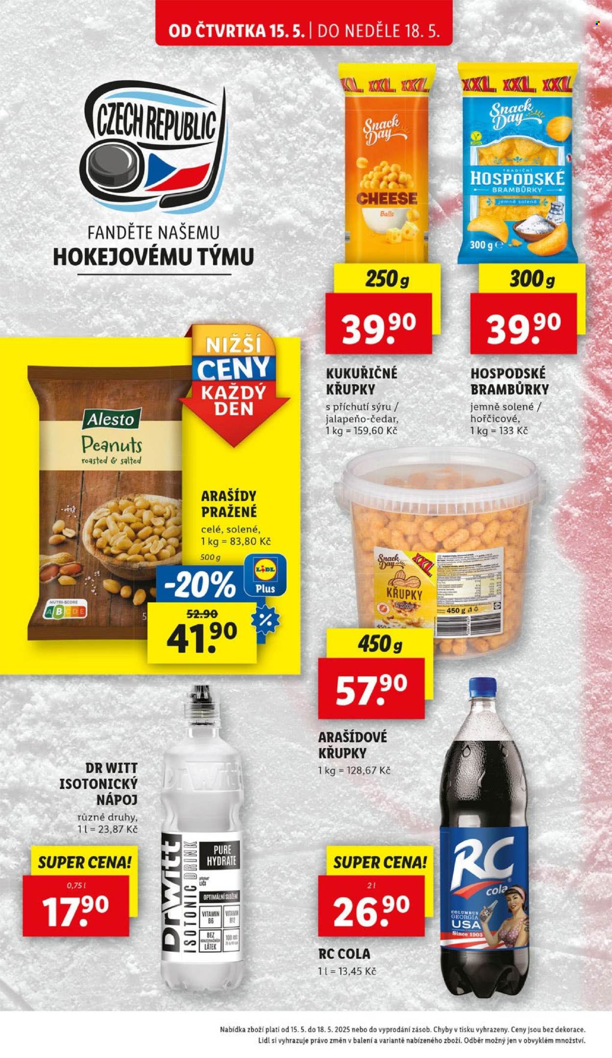 Leták Lidl - 15. 5. 2025 - 18. 5. 2025. 