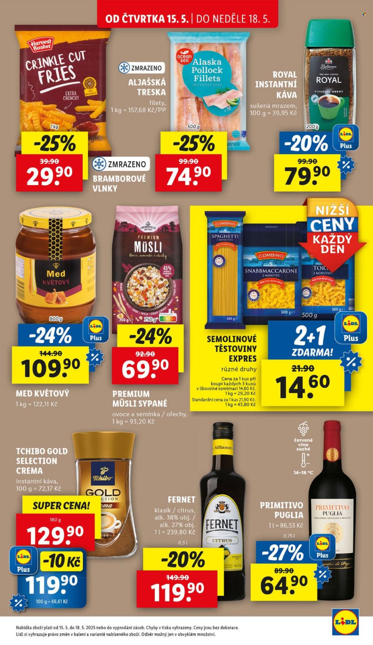 Leták Lidl - 15. 5. 2025 - 18. 5. 2025. 