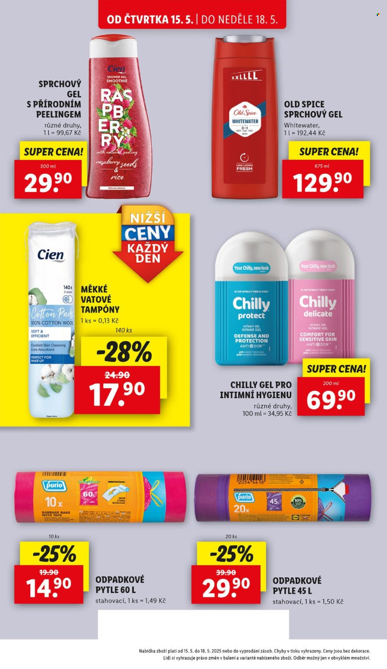 Leták Lidl - 15. 5. 2025 - 18. 5. 2025. 