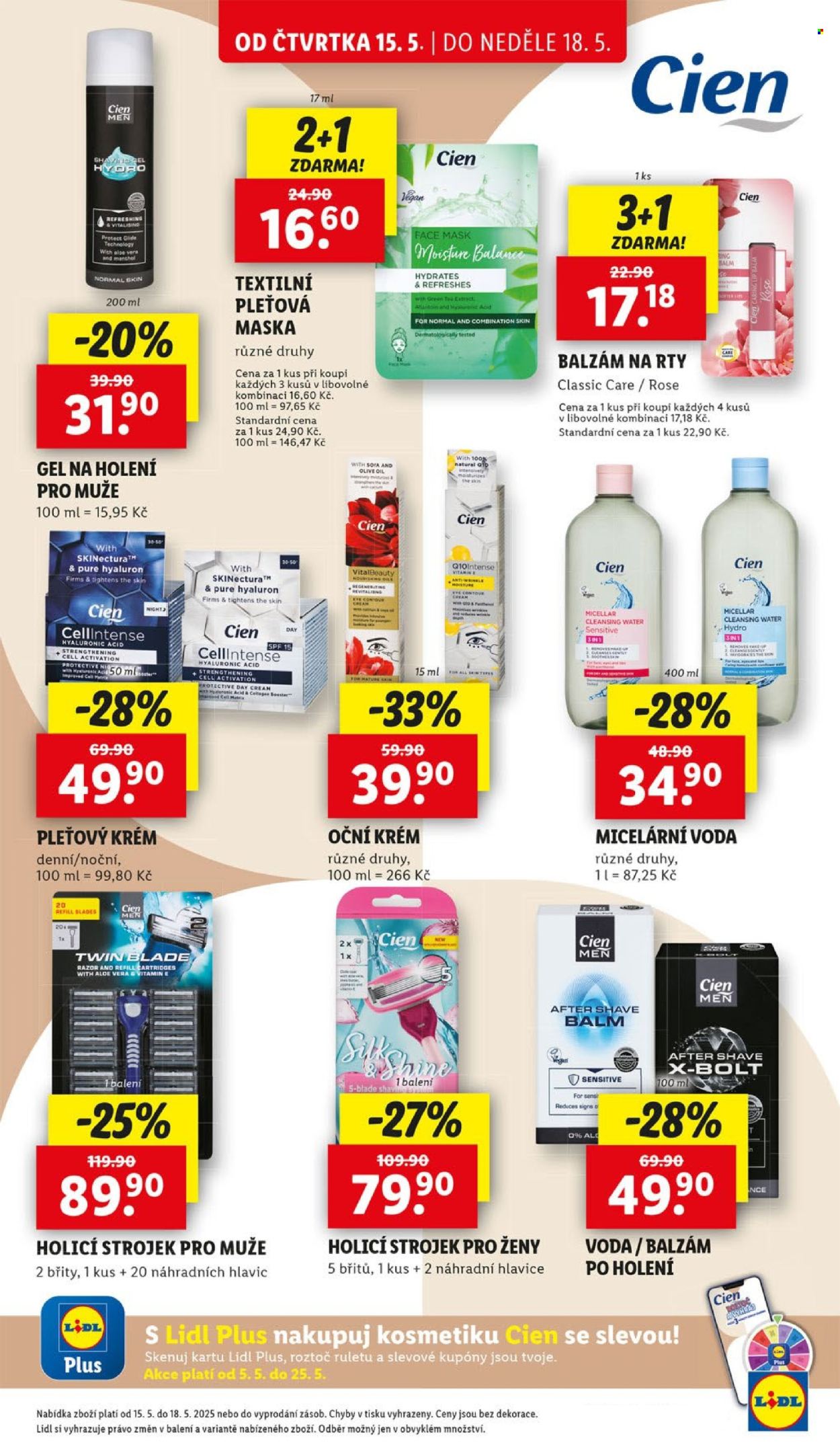 Leták Lidl - 15. 5. 2025 - 18. 5. 2025. 