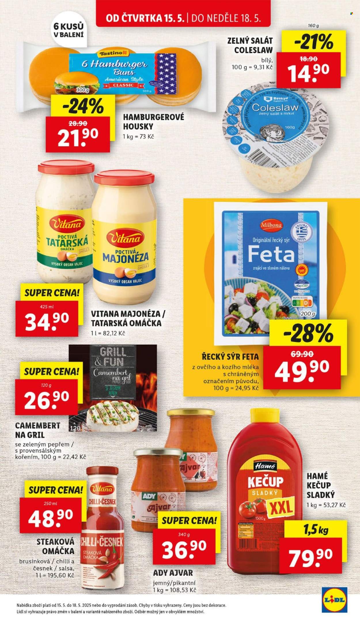 Leták Lidl - 15. 5. 2025 - 18. 5. 2025. 