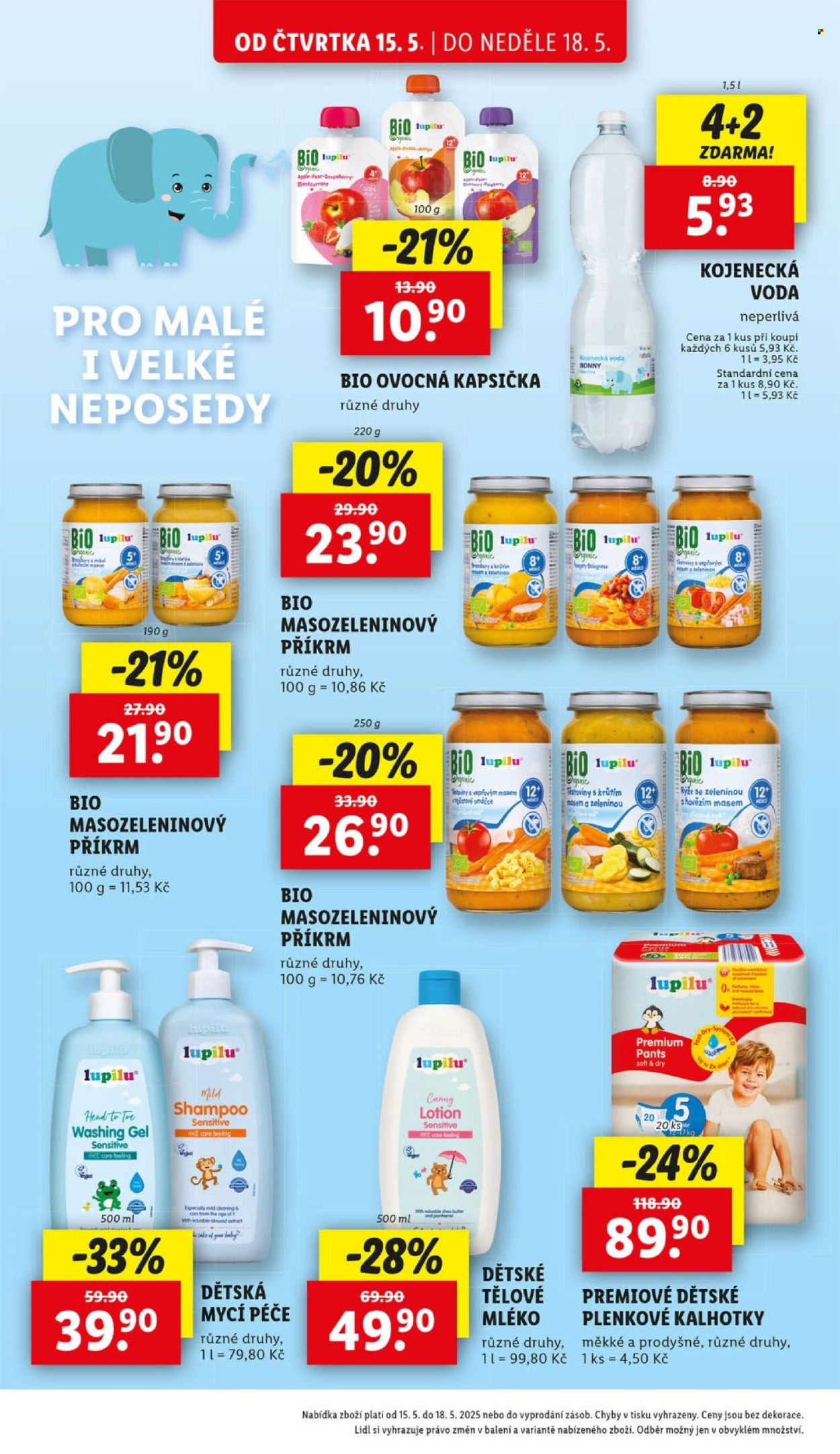 Leták Lidl - 15. 5. 2025 - 18. 5. 2025. 