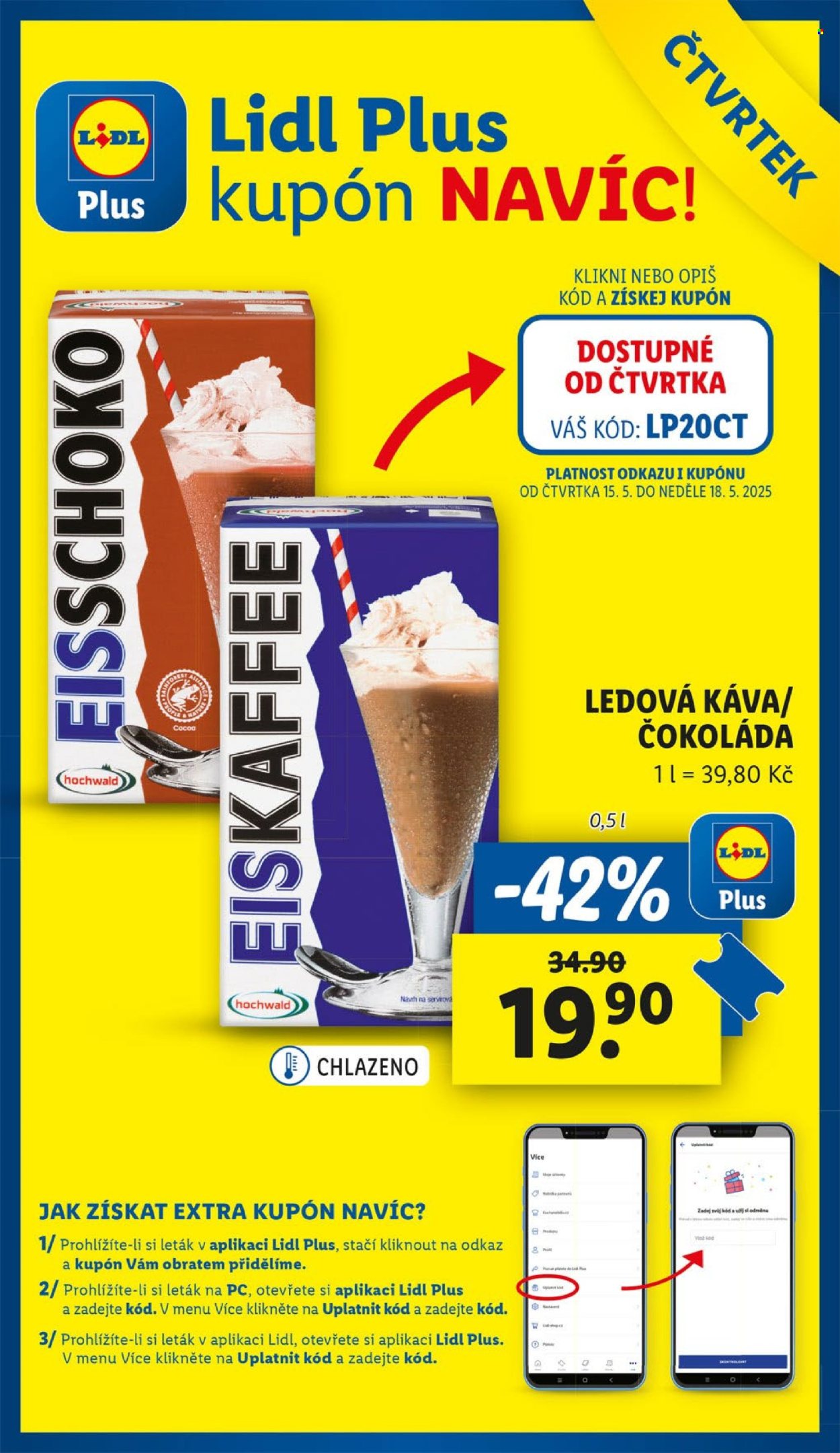 Leták Lidl - 15. 5. 2025 - 18. 5. 2025. 