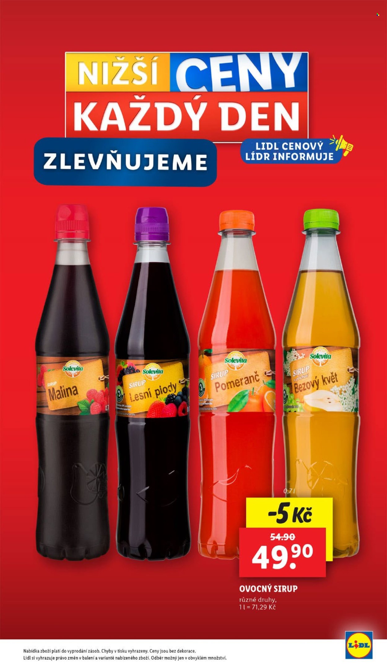 Leták Lidl - 15. 5. 2025 - 18. 5. 2025. 