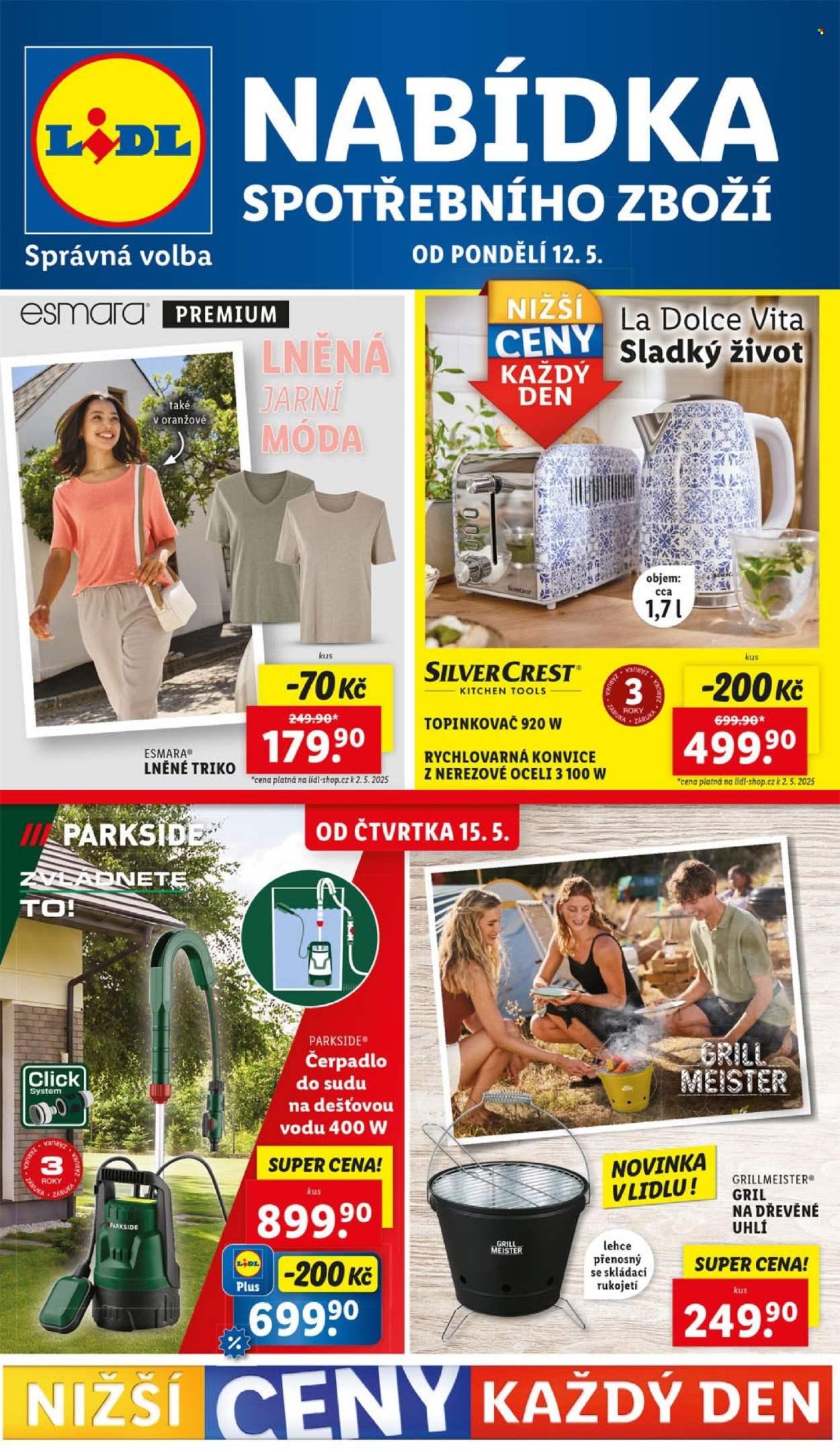 Leták Lidl - 12. 5. 2025 - 18. 5. 2025. 