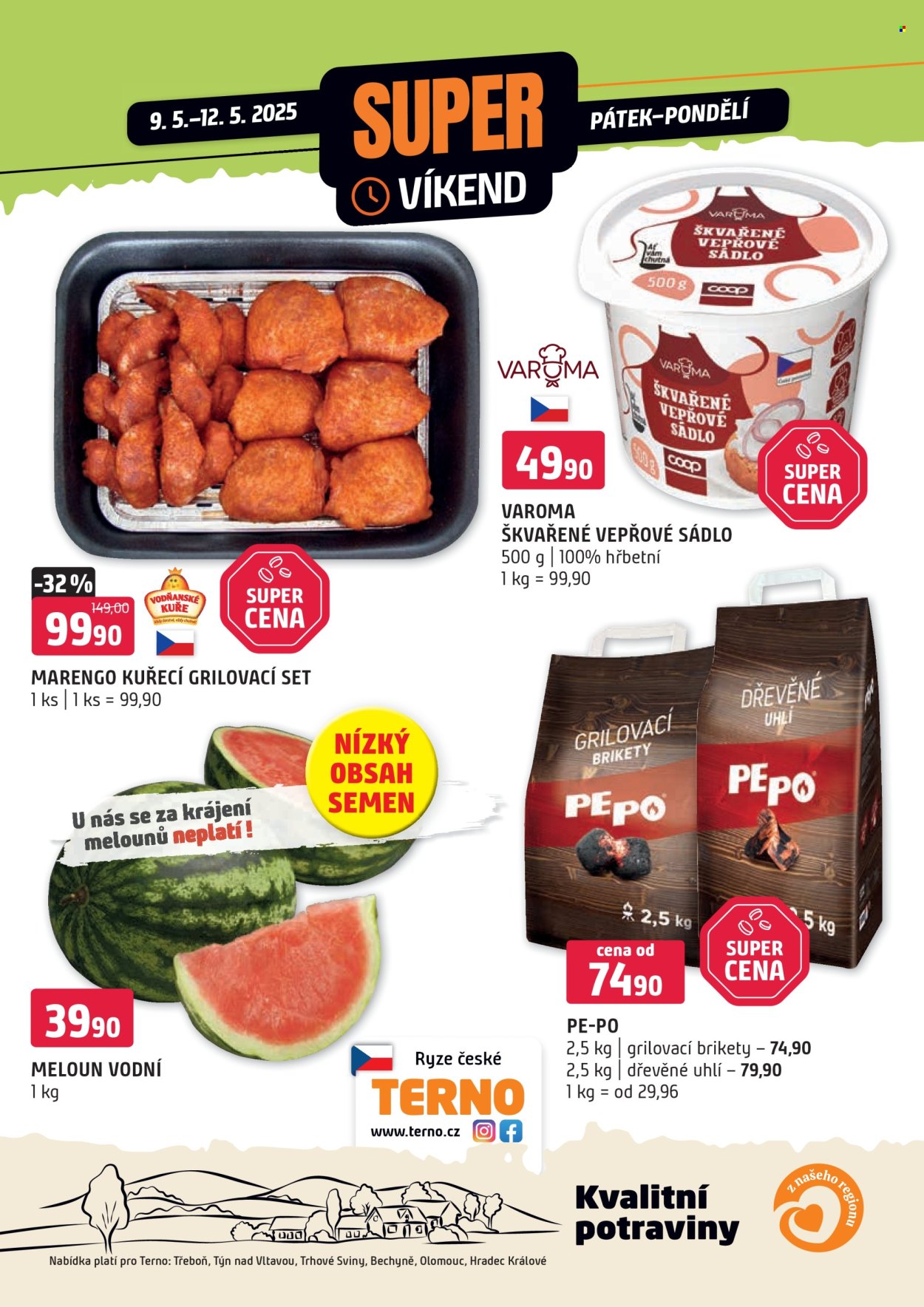 Leták coop TERNO - 9. 5. 2025 - 12. 5. 2025. 