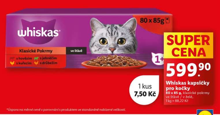 Whiskas kapsičky pro kočky