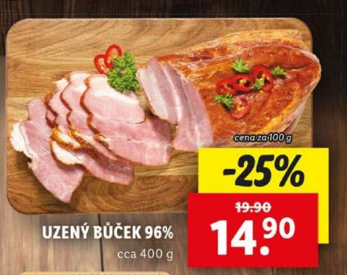 UZENÝ BŮČEK 96%