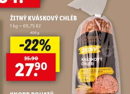 ŽITNÝ KVÁSKOVÝ CHLÉB