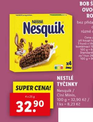 Nestlé tyčinky