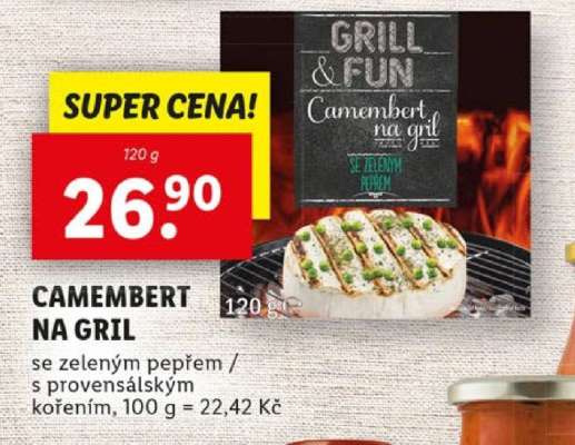 Camembert na gril