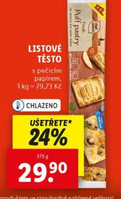 Listové těsto