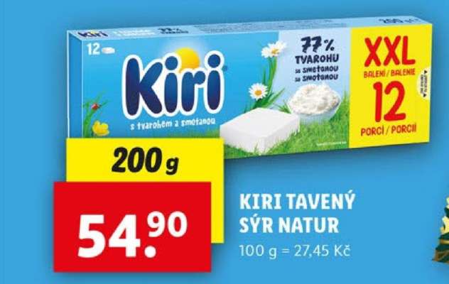 KIRI TAVENÝ SÝR NATUR