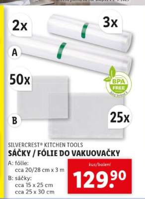 SILVERCREST® KITCHEN TOOLS SÁČKY / FÓLIE DO VAKUOVAČKY
