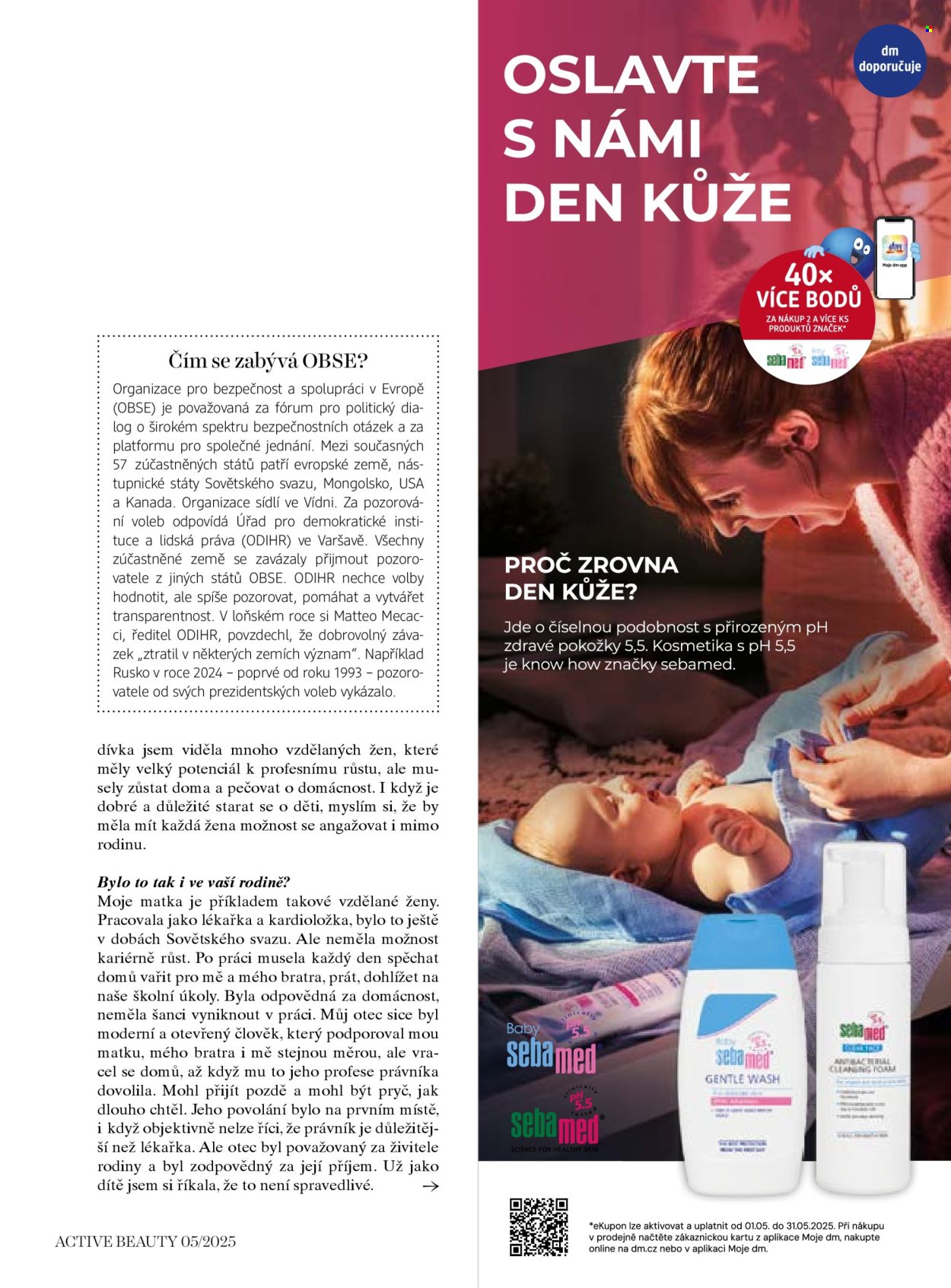 Leták dm drogerie - 9. 5. 2025 - 5. 6. 2025. 